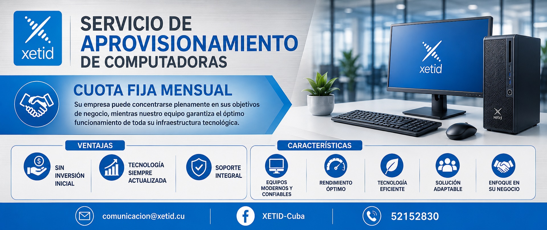 Página de Novedades de XETID