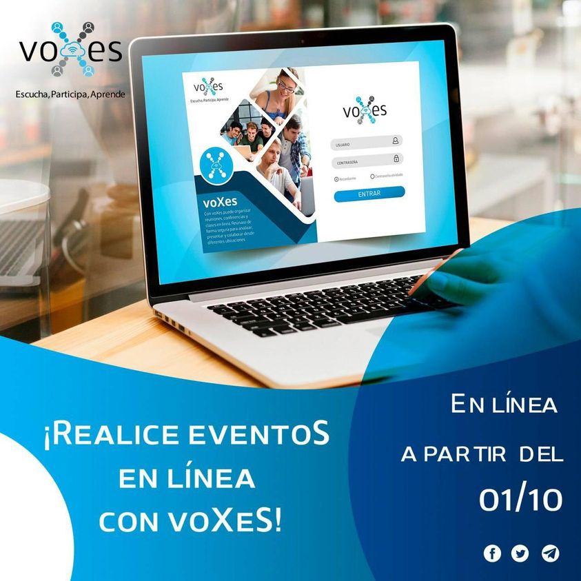 Voxes. Solución para eventos en línea