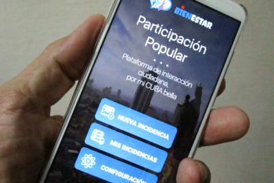 La aplicación móvil Participación popular ha permitido a los ciudadnos el intercambio con el Gobierno.