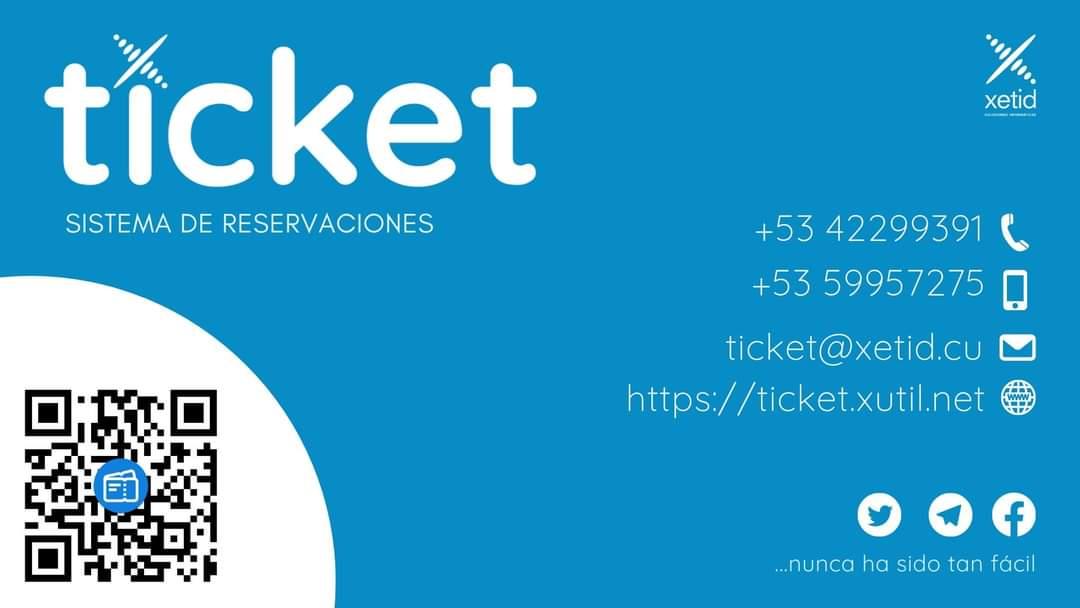 La plataforma Ticket desarrollada por Xetid  busca responder a las necesidades del pueblo, ofreciendo soluciones tecnológicas que contribuyan al desarrollo social y económico del país.